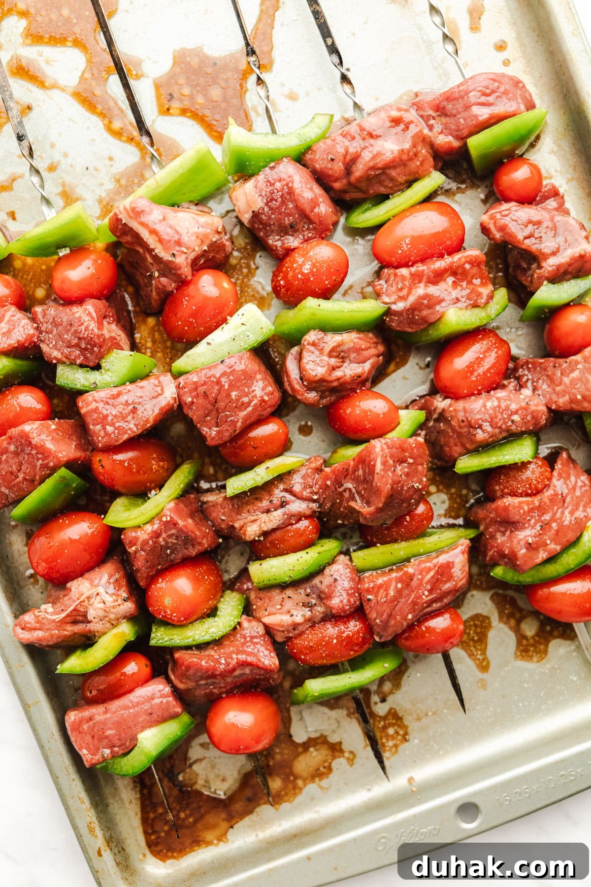 Close-up of kabobs