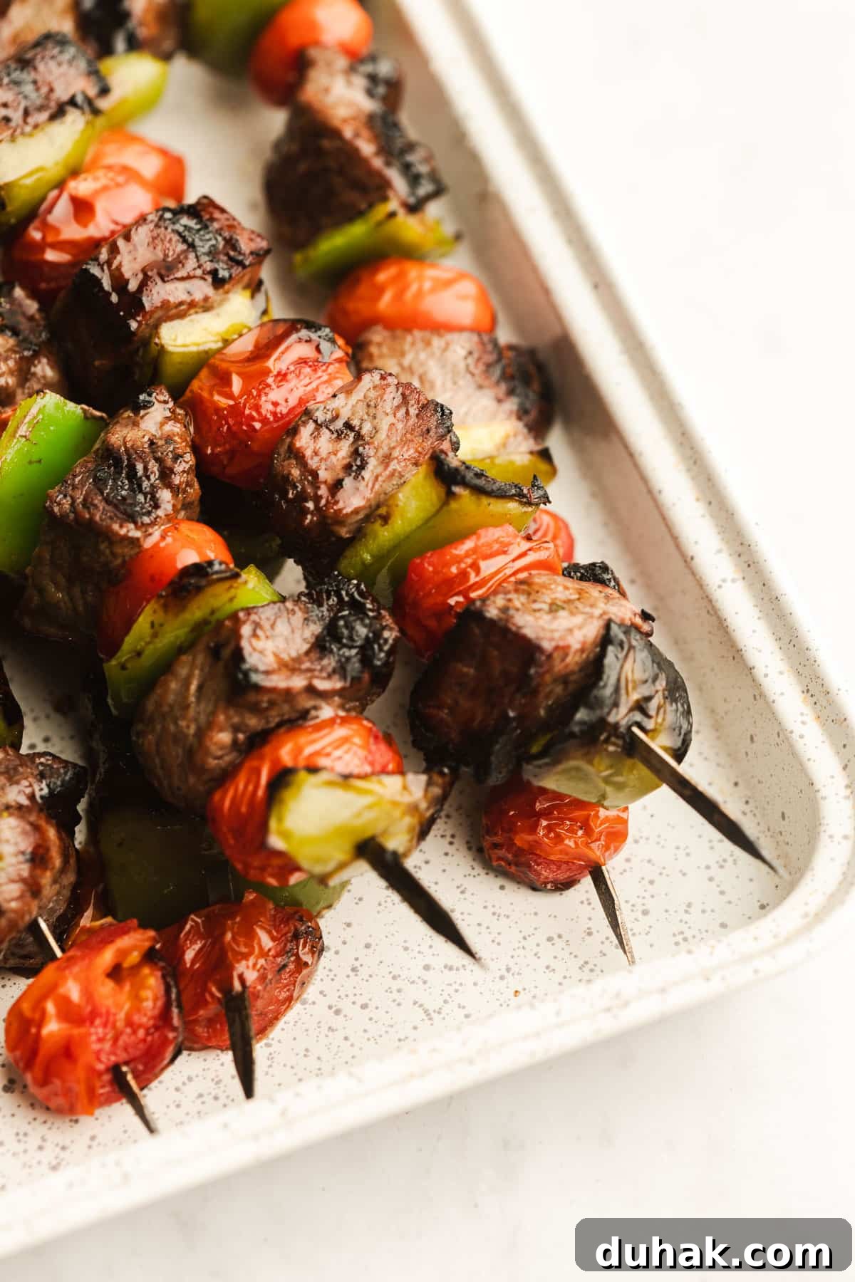 Skewers on the grill