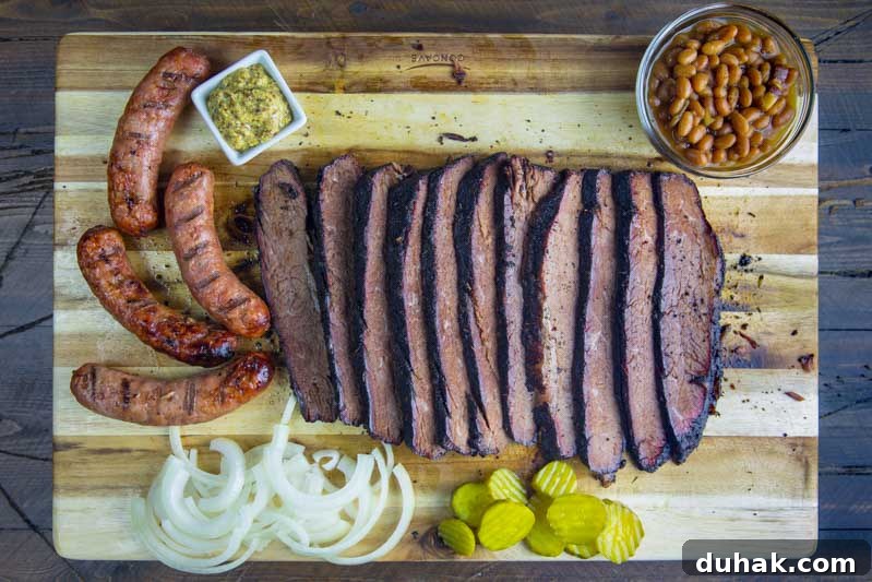 Sous Vide Brisket Flat Finished on the Big Green Egg 12 Smoked Sous Vide Brisket Flat