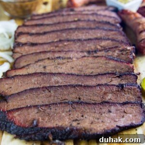 Sous Vide Brisket Flat Finished on the Big Green Egg 15 Smoked Sous Vide Brisket Flat