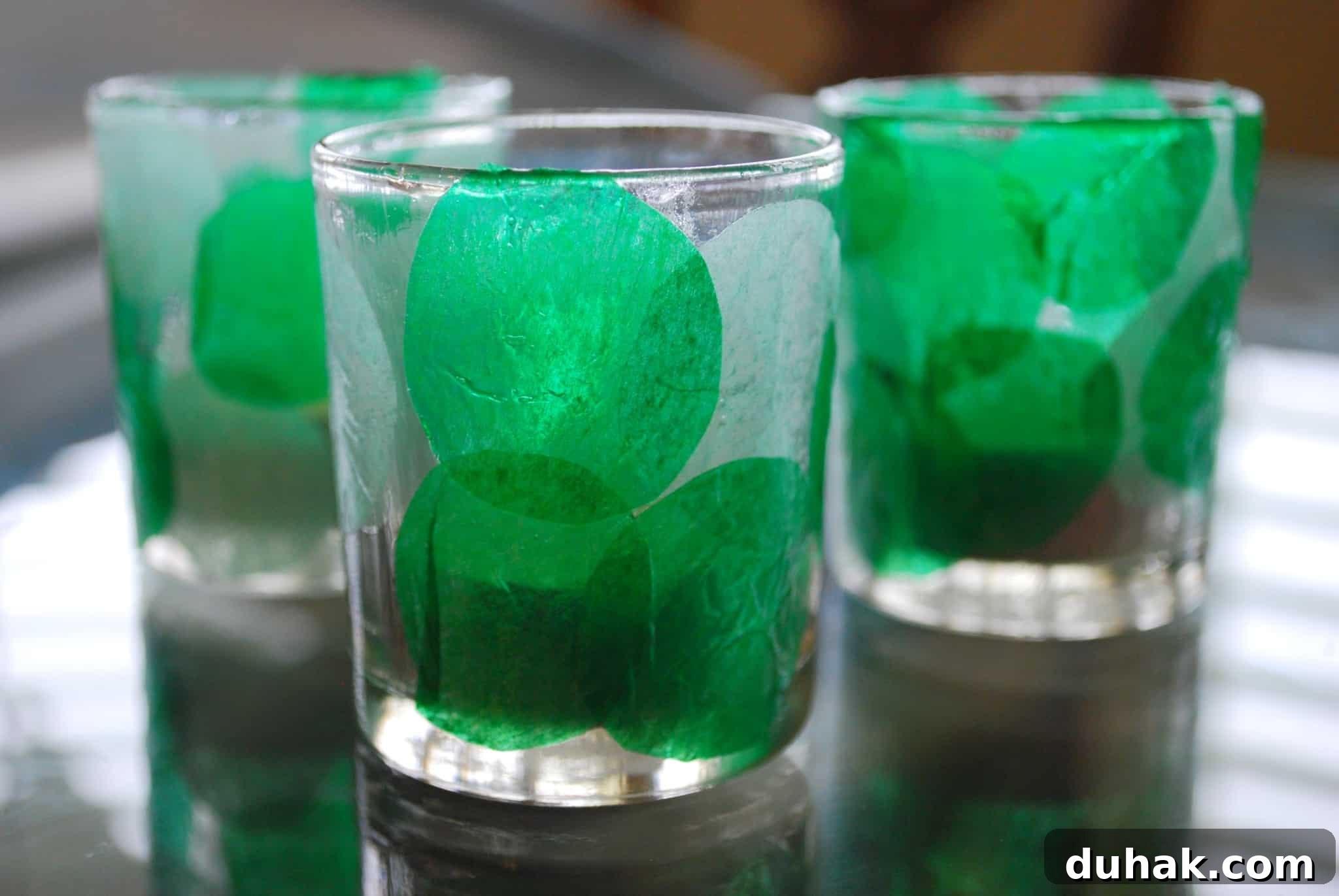St. Patrick’s Day Votive Candle Craft Ideas 8 st patricks day votive
