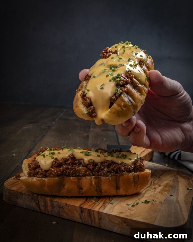 Sloppy Joe Hot Dogs with Creamy Cheese Sauce 10 img 5130 9