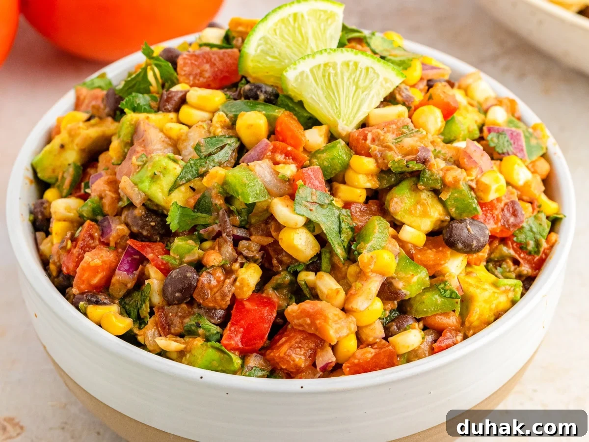 Cowboy Caviar in bowl
