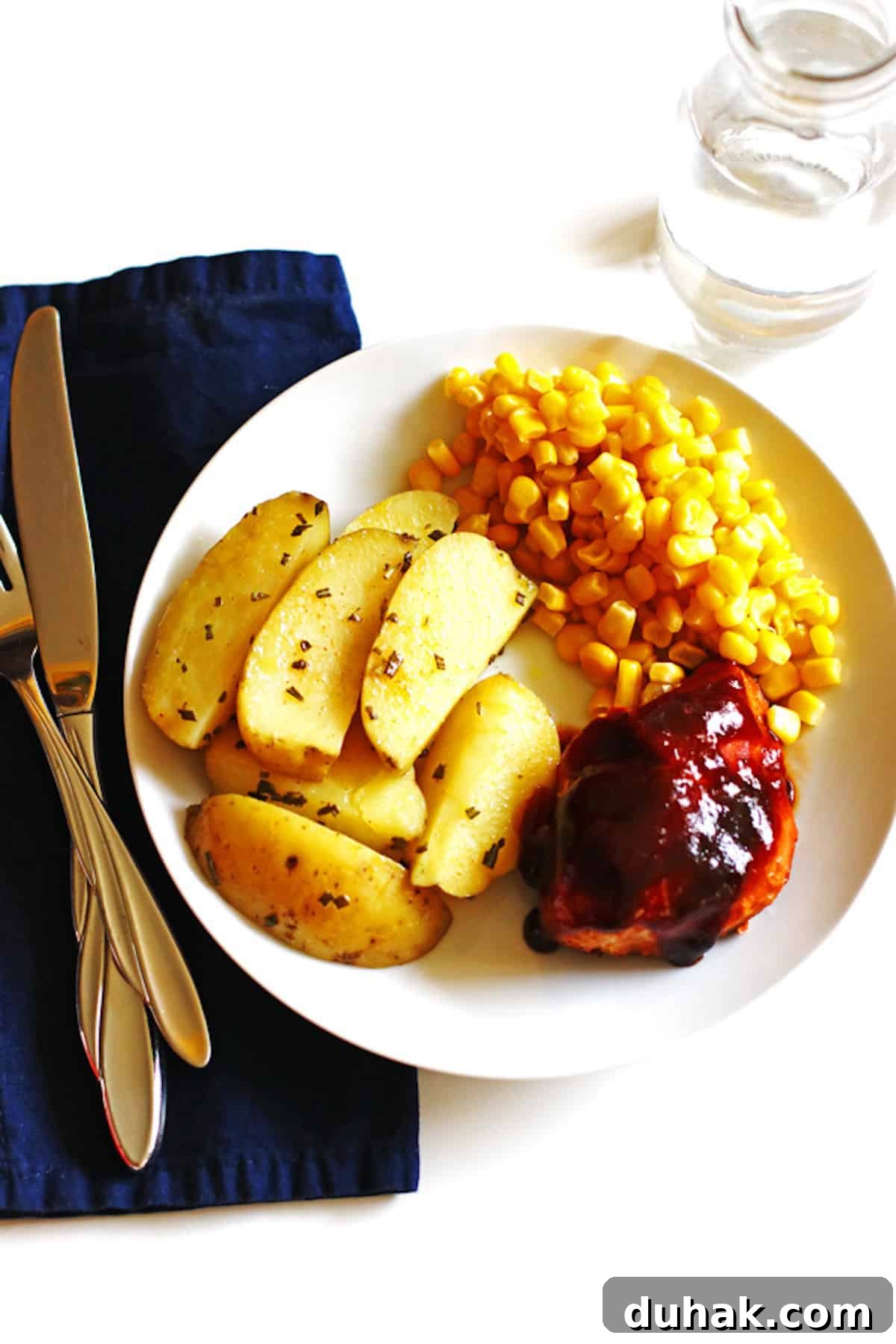 These Oven Roasted Potatoes are a great side dish that can be cooked in the oven or on the grill.