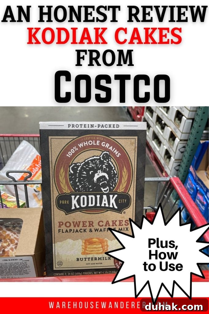 Kodiak Cakes at Costco: Real Review of Their Pancake Mix 4 Image of Kodiak Cakes in a Shopping Cart at Costco