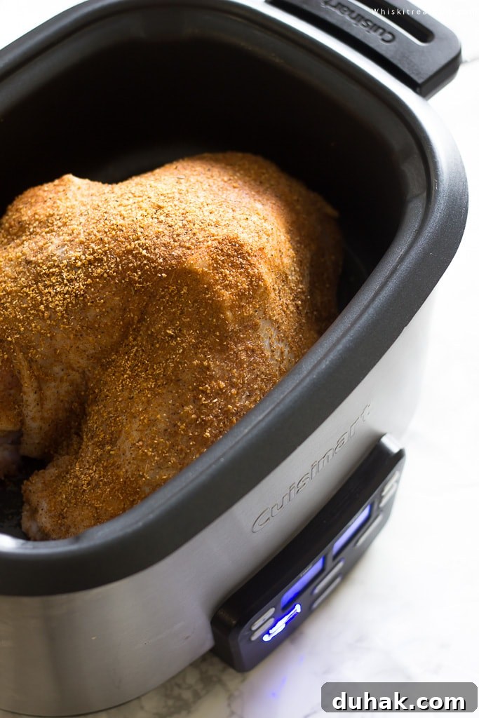 Cajun Turkey Breast Recipe: Slow Cooker and Oven Method (Video) 3 Slow cooker cajun turkey breast with maple glaze