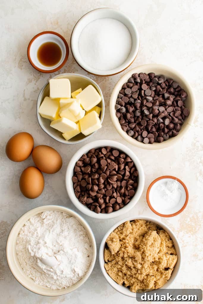 Congo Bars Recipe: Chewy Chocolate Brownie Squares 3 Ingredients needed for congo bars.