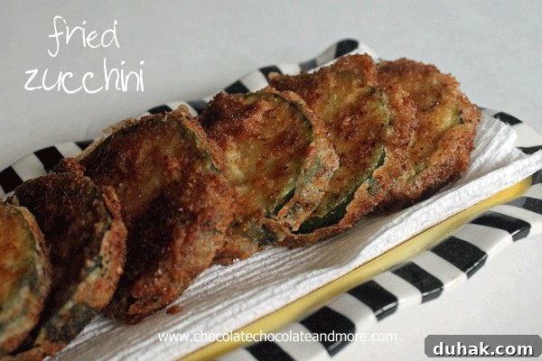 Fried Zucchini-straight from the garden to the frying pan to the table to your tummy!