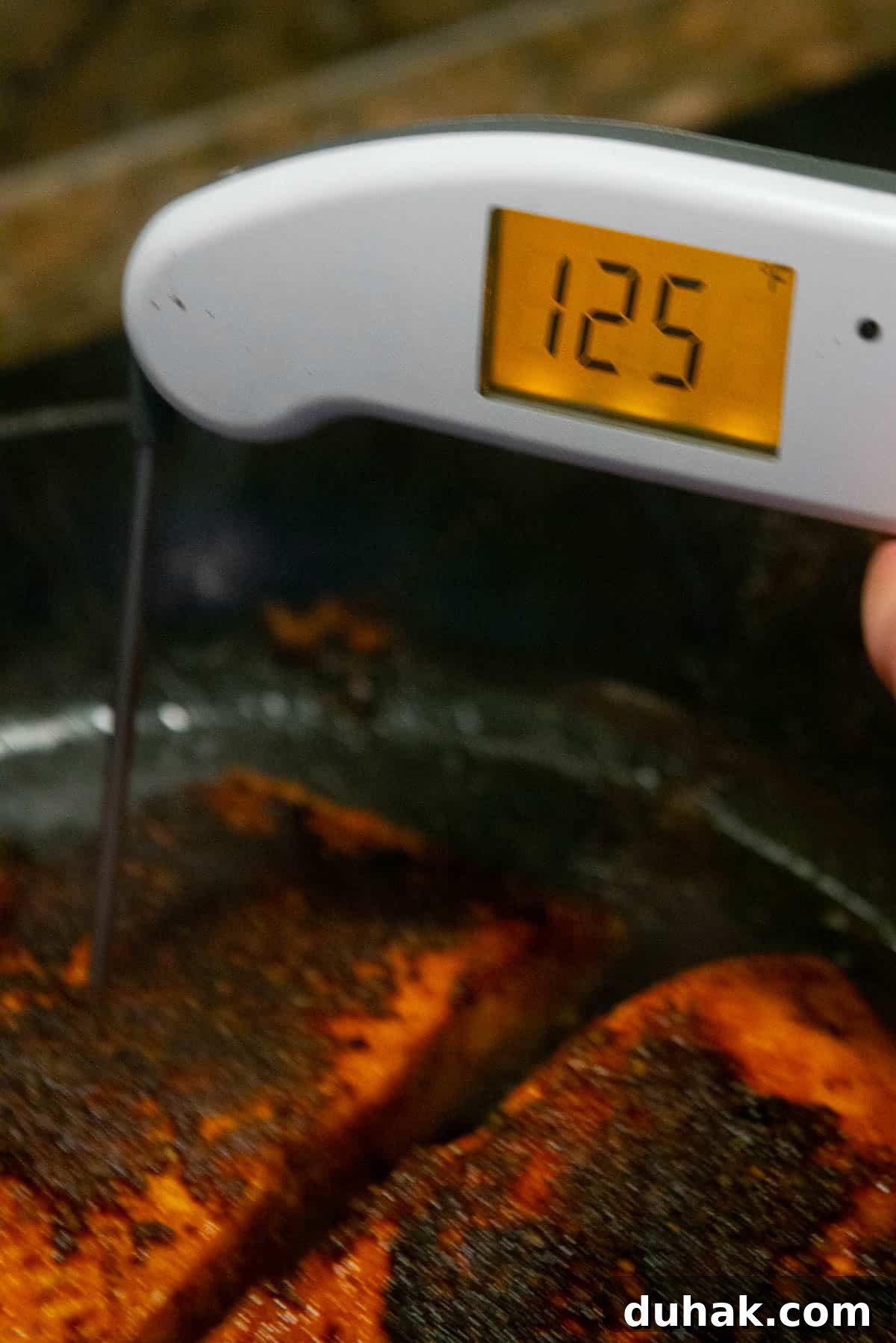 Blackened Salmon Recipe: Spicy Cajun Pan-Seared Fillets 11 cooking salmon to an internal temperature of 125°F.