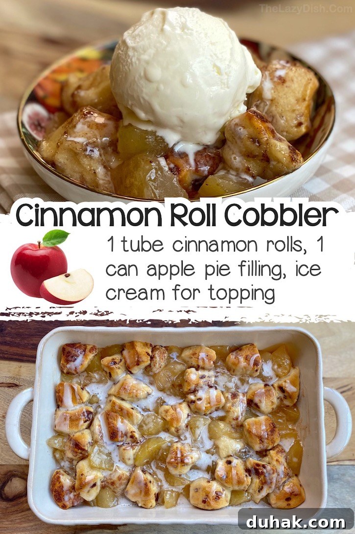 24 Creative Recipes You Can Make With Canned Refrigerated Dough 14 Cinnamon roll apple cobbler made with quartered cinnamon rolls and apple pie filling.