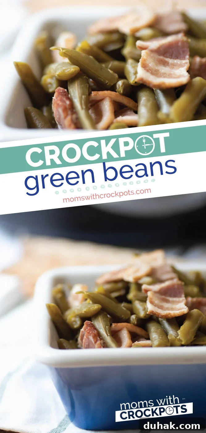 Slow-Cooker Garlic Parmesan Green Beans Recipe 2 Crockpot Green Beans