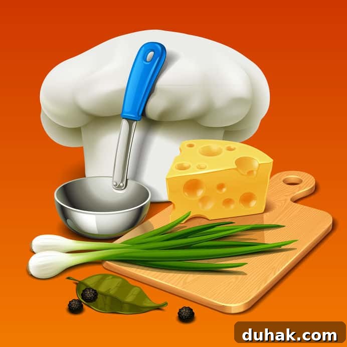 Authentic Pork Chile Colorado Asado Recipe — Savory Mexican Pork Stew 3 graphic of countertop with chef hat