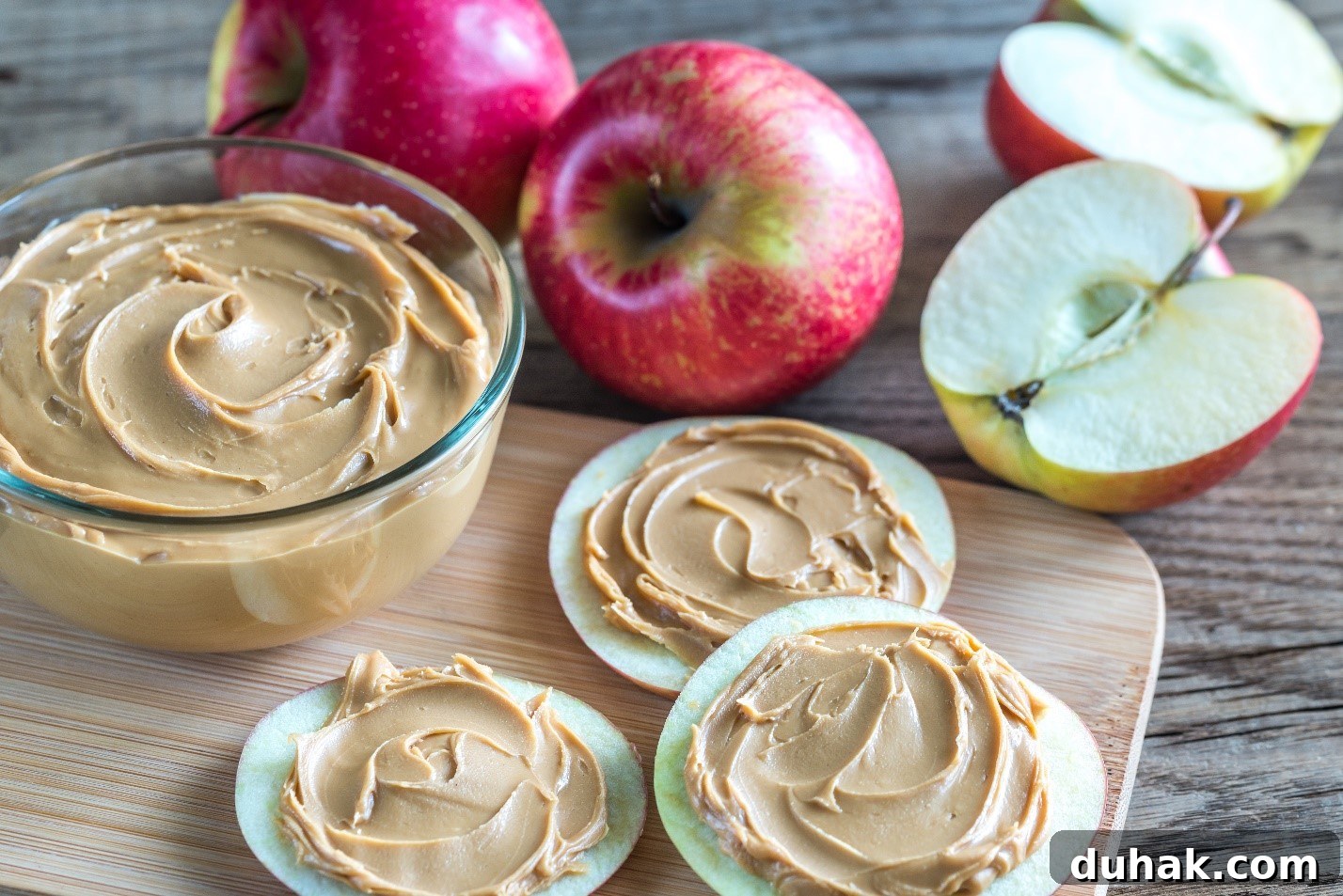 Sunflower Seed Butter and Apple Slices