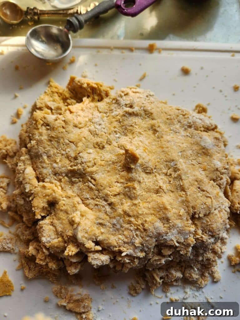 sweet potato biscuit dough