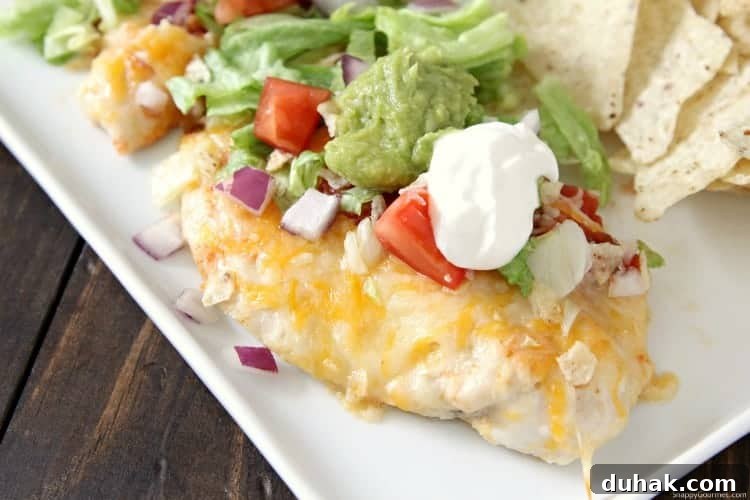Nacho Chicken - homemade low carb baked chicken recipe. SnappyGourmet.com
