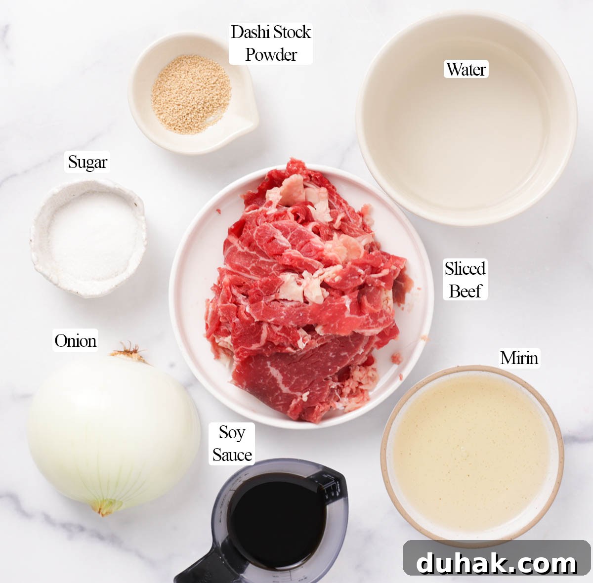 Authentic Gyudon: How to Make Japanese Beef Bowl at Home 3 Ingredients for gyudon