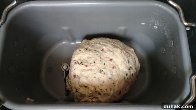 Fully Loaded Baked Potato Bread - Dough