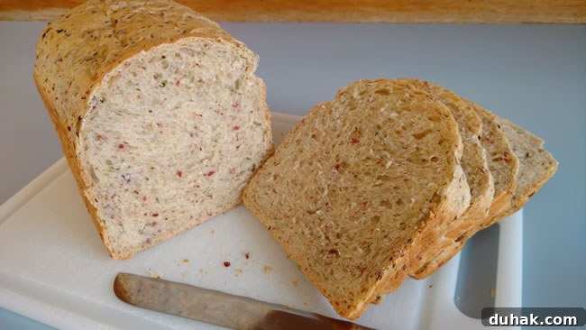 Fully Loaded Baked Potato Bread - Finished