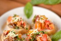Cherry Tomato and Parmesan Bruschetta Recipe for Entertaining