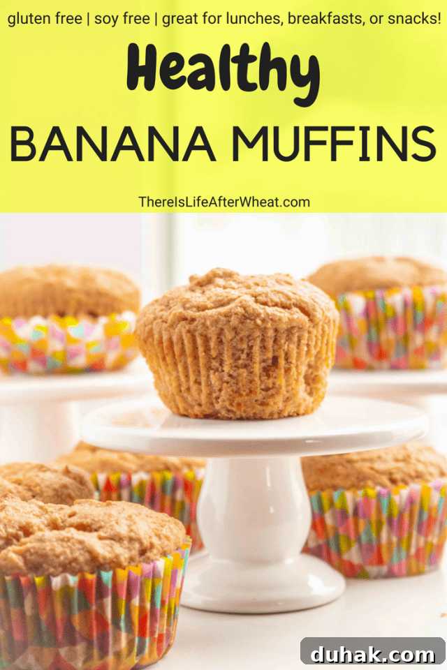Healthy Banana Muffins